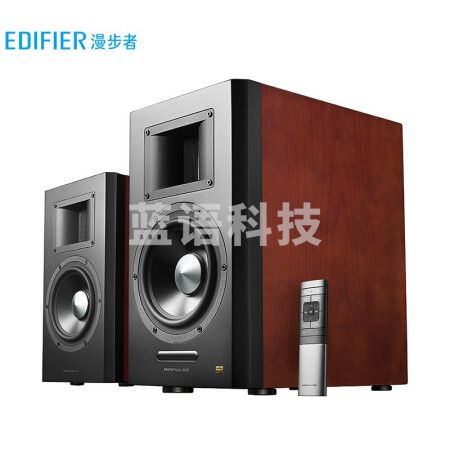 漫步者（EDIFIER）AIRPULSE A300 书架式立体声有源音箱 音响 电视音响 樱桃红