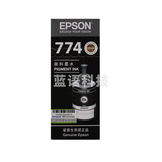 爱普生(EPSON)T7741 黑色原装连供墨水(适用M101/M201机型)约6000页