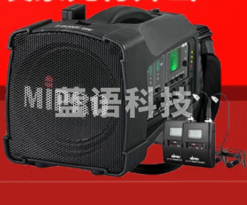 咪宝MA100DB升级 讲解便携式扩音器MA-100DBII户外音箱+双领夹话筒套装+收纳包