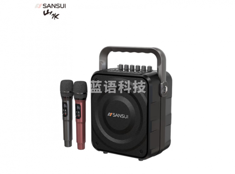 山水（SANSUI）K58无线蓝牙音箱户外大音量广场舞音响小型家用收音机手提便携式带麦克风