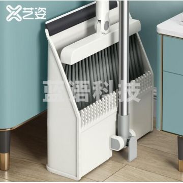艺姿可旋转防风梳齿型扫把簸箕套装 笤帚簸箕 可直立收纳 YZ-S102 QJ.577