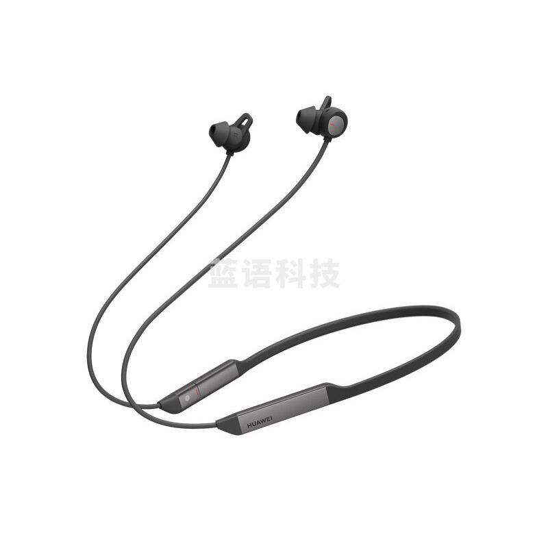 华为 HUAWEI 无线耳机 FreeLace Pro 智慧闪连快充 双重降噪 蓝牙耳机 降噪耳机 华为耳机 （曜石黑）