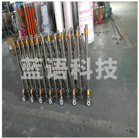 移动路障 伸缩护栏 叠式防护栏 围挡 警示栏1.2米高度 不锈钢材质 可定制(1米价格)