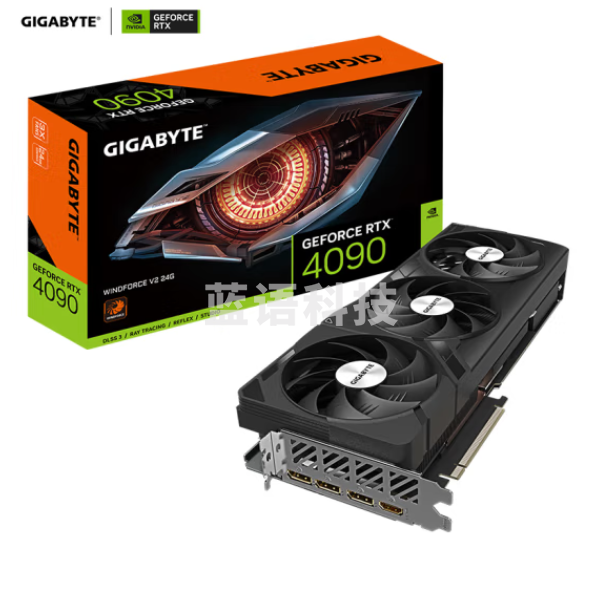 技嘉(GIGABYTE)魔鹰 RTX 4090  24G 电竞游戏设计智能学习电脑独立显卡