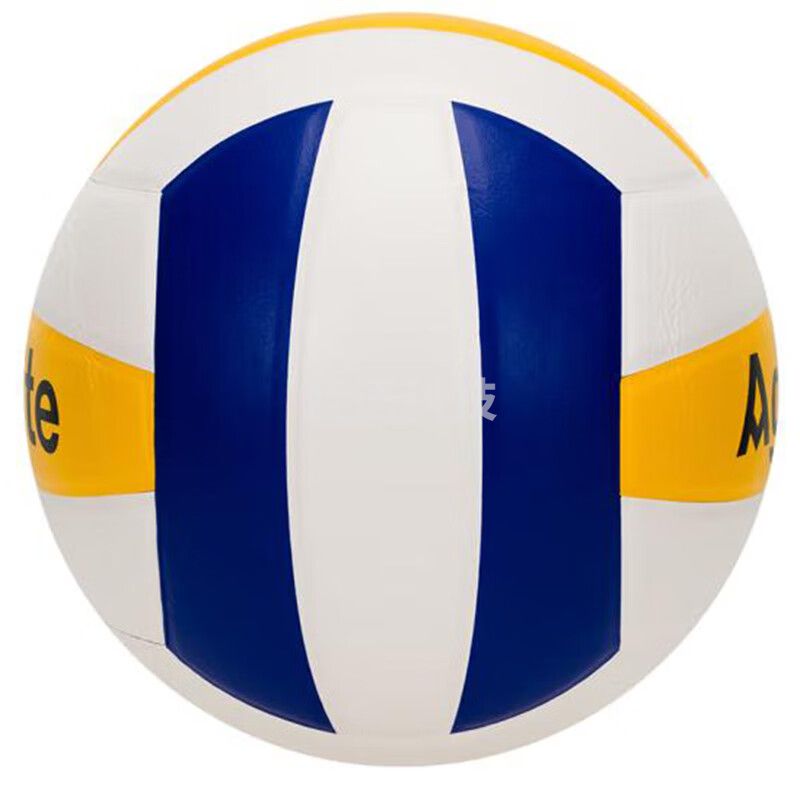 安格耐特F1251_5号PVC贴皮排球(黄色+白色+蓝色)