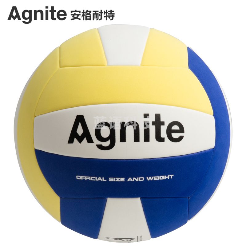 安格耐特(Agnite) F1254_EVA5号排球(白+黄+蓝)