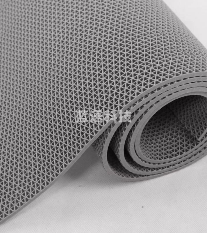 镂空防滑垫 加密灰色5mm 宽1.6x长15米(卷)