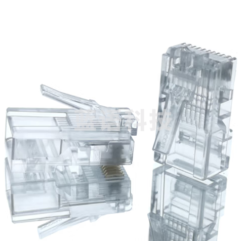 安普超五类非屏蔽水晶头