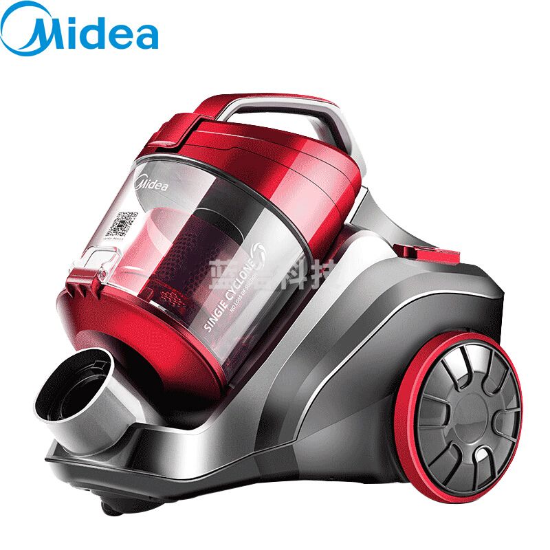 美的（Midea） C3-L148B  吸尘器 家用无耗材卧式吸尘器红色