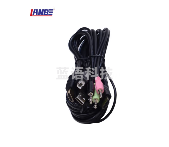 LANBE 蓝宝KVM切换器连接线1.8米/3米/5米（只能应用在LANBE品牌KVM） LCHA-1.8MB(HDMI1.8米）