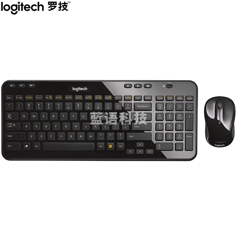罗技(Logitech)MK365  键鼠套装 无线键鼠套装 办公键鼠套装 黑色 带无线2.4G接收