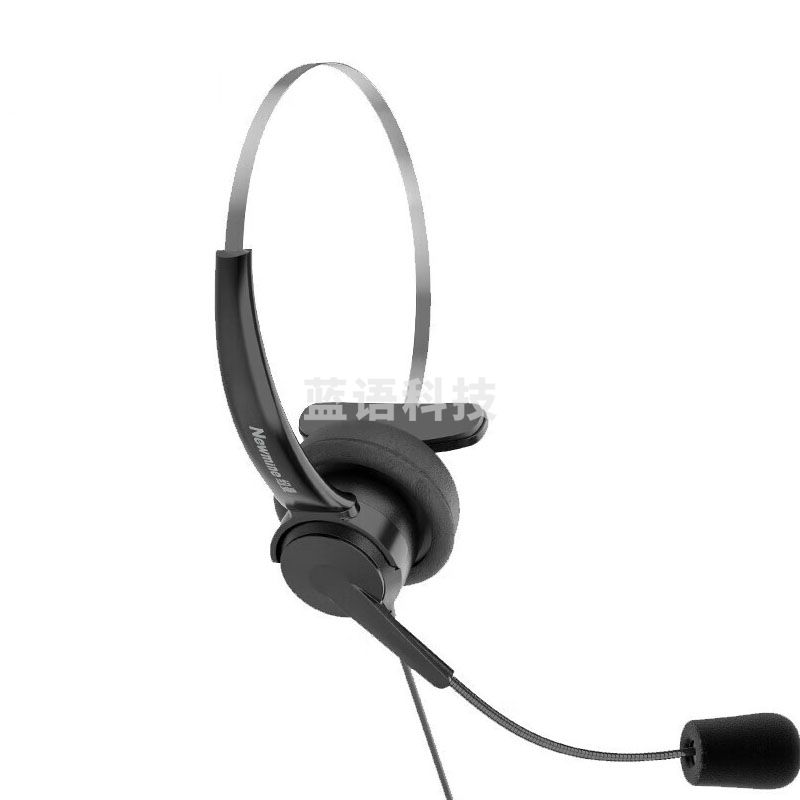 纽曼（Newmine） 头戴式话务耳机 QD单耳客服耳麦/电话耳麦/呼叫中心客服/3.5MM单插 NM-HW107S