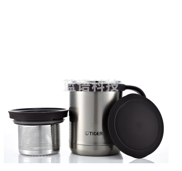 虎牌（TIGER）保温杯茶滤网杯男女办公杯CWM-A035-XC不锈钢色350ml
