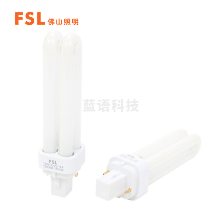 佛山FSL T4/2U/11W/6500K D-1 斜两针 节能灯