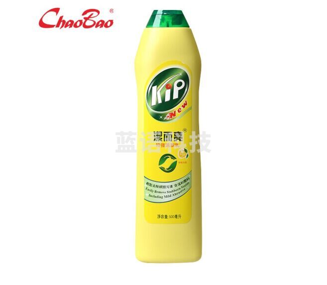 超宝 CHAOBAO 潔而亮 多功能油污清洁剂 去油清洗剂 重油烟油渍净 瓷砖玻璃浴室去水垢除油污克星柠檬香500ml