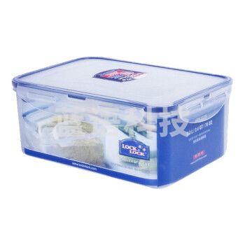 乐扣乐扣HPL825 lock密封收盒便当盒微波炉保鲜盒 2.3L无分隔 透明