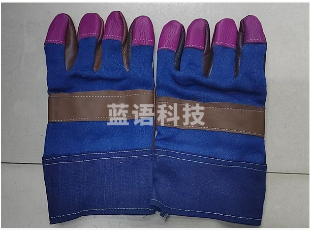 牛皮焊接手套海员手套（颜色随机发） 1双