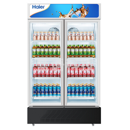 海尔（Haier） SC-650HL 商用展示柜立式风冷冷柜 玻璃门冷藏保鲜