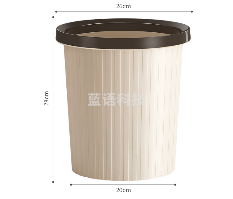 五月花WYH-GB102压圈分类垃圾桶 11L大容量纸篓