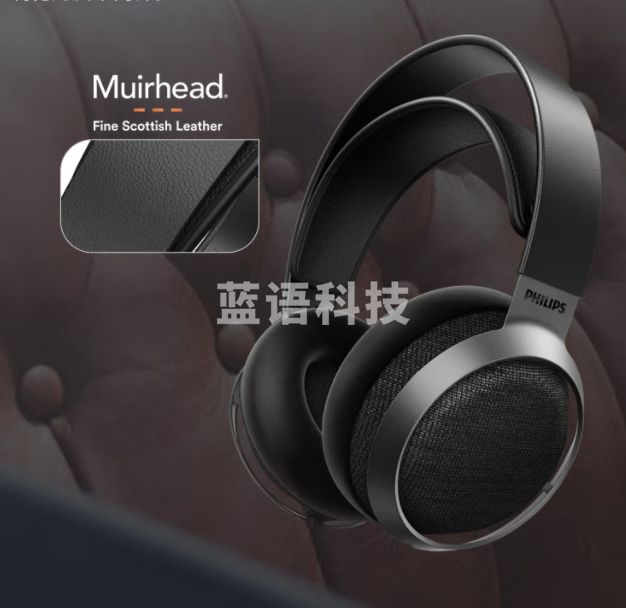 飞利浦(PHILIPS)X3头戴式耳机有线耳机旗舰级HiFi耳机 高保真音乐耳机 安卓苹果手机通用