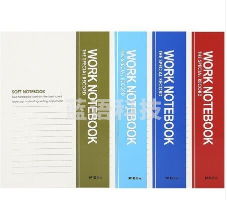 晨光(M&G) B5/80页办公记事本 笔记本子 会议本 5本装RB5810