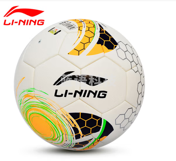 李宁足球5号成人青少年考试训练比赛耐磨防滑PU材质LFQK579-1