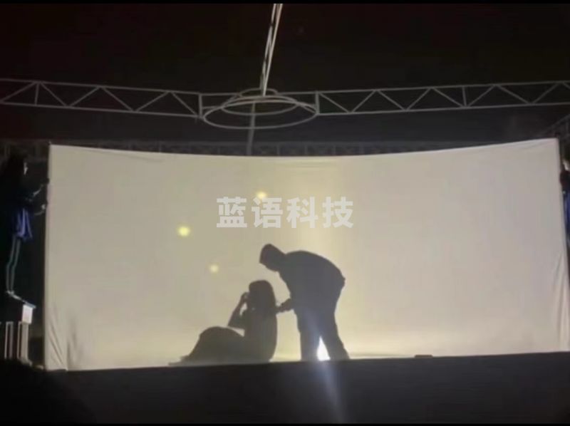 皮影戏 影子舞(白布)2.5米高×4米长