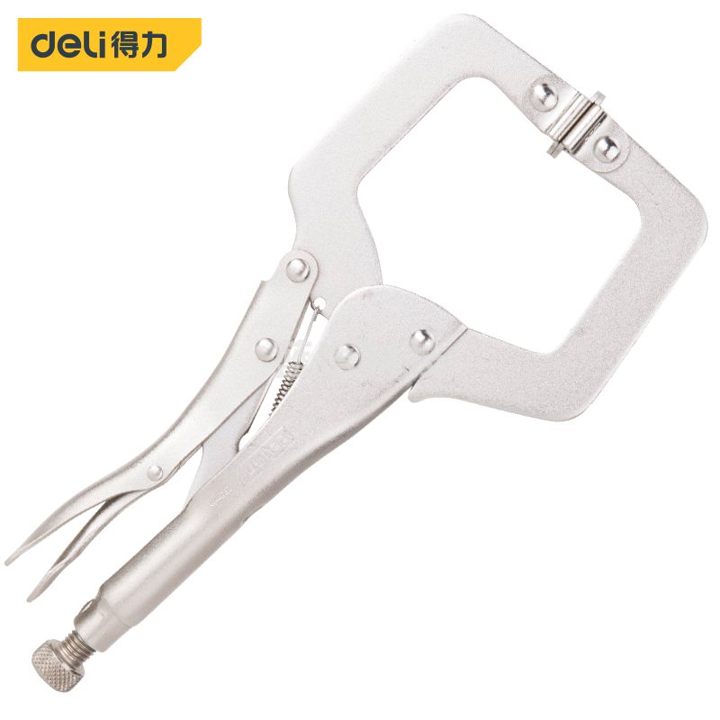 得力(deli)DL20011 多功能C型大力钳快速固定夹持钳子11英寸