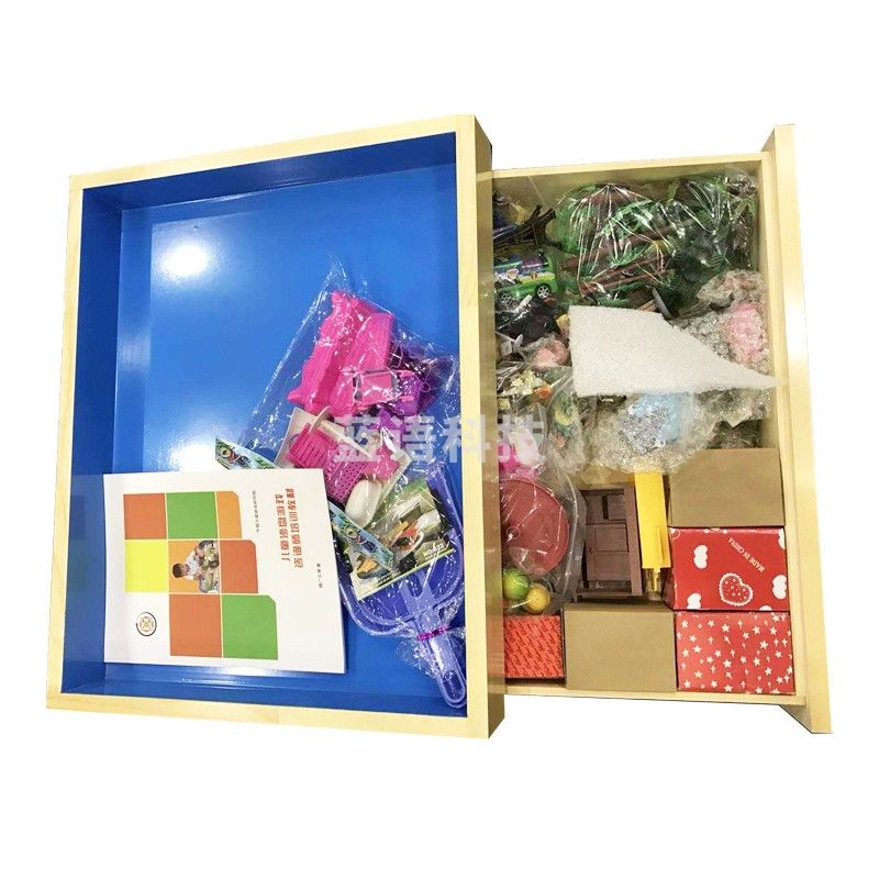 伍贰伍 WEW-BXSP 心理咨询室心灵驿站箱庭 双层抽屉式沙盘（单位：件）