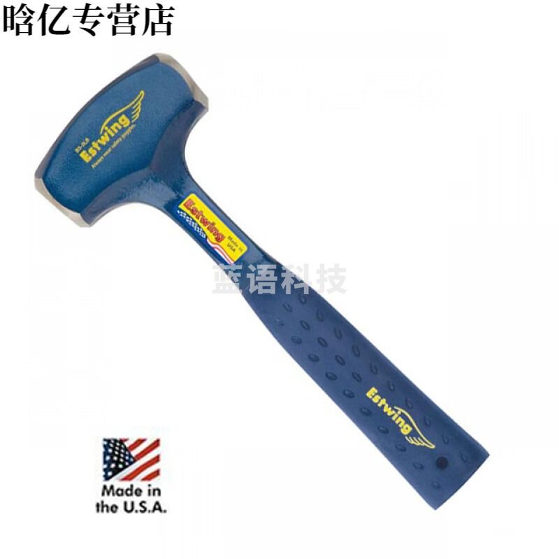 JIEBO INSTRUMENT ESTwINg圆头地质锤东翼地质锤一体式锻造B3-4LB 勘探、钻采及人工地震仪器