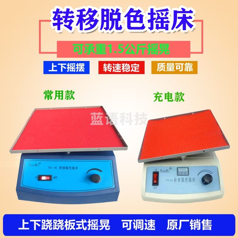 婕茵桐 充电池上下跷跷板式水平脱色摇床实验室振荡器NMYC-200C可放 小号NMYC-100A无定时