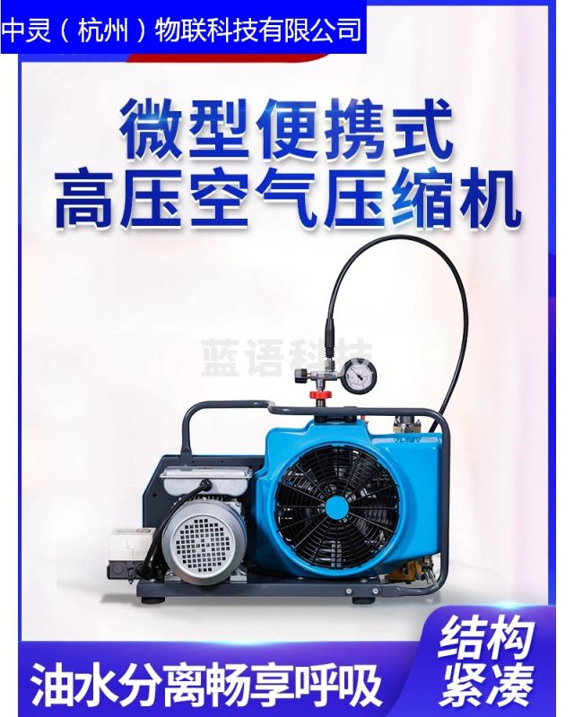 潜水呼吸高压充气泵30mpa消防正压式空气压缩机电动打气机4500psi      教学仪器
