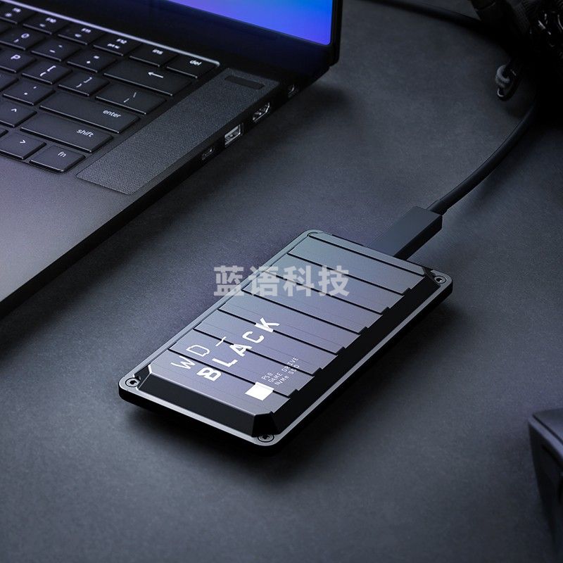 西部数据（WD）4TB NVMe 移动固态硬盘（PSSD）P50 WDBA3S0040BBK 移动硬盘 USB3.2