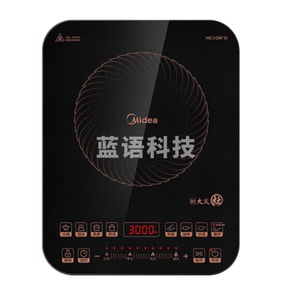美的C30-IH3002 电磁炉 IH立体匀火3000w大功率电磁炉 十档滑控双风机扇热多功能