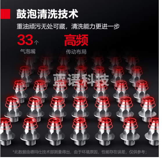 德玛仕（DEMASHI）洗菜机商用水果蔬菜食堂酒店餐厅臭氧分解机不锈钢鼓泡清洗设备 1.5米丨3.55KW丨182L容量丨GP150