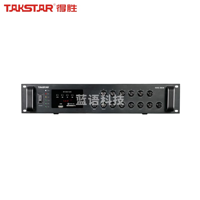 得胜(TAKSTAR) EBS-36M 广播合并功放 定压功率放大器 带分区广播系统功放(台)