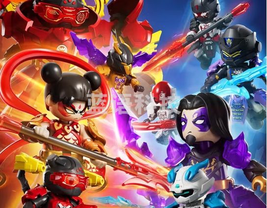 布鲁可积木人 英雄无限潮玩拼装模型新年礼物星光版02魔童无畏 端盒