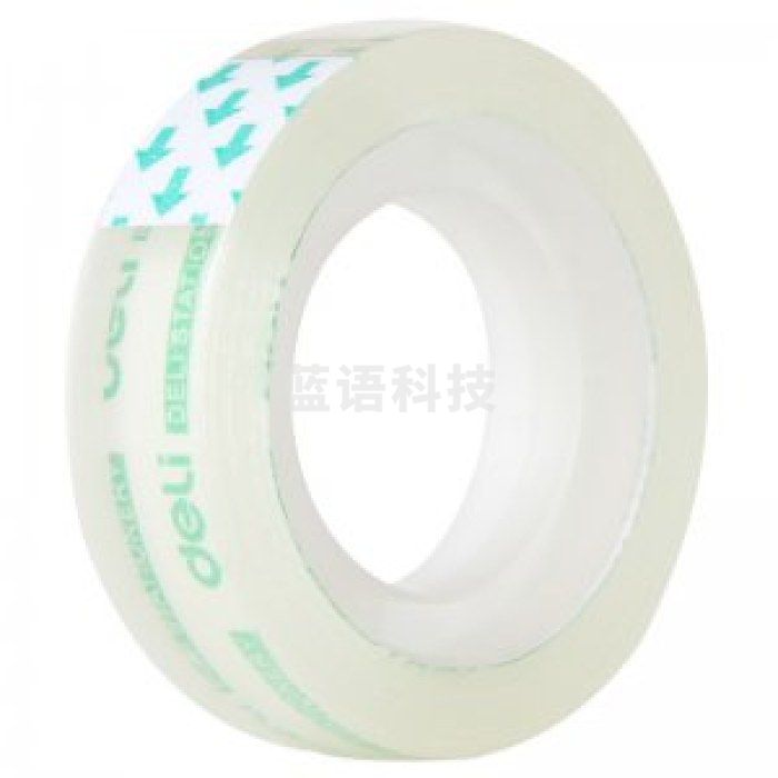 得力30064文具胶带18mm*20y*38um(8卷/筒)