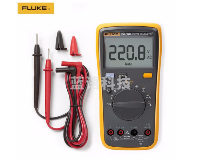 福禄克（FLUKE）F15B PRO 数字万用表 掌上型多用表 自动量程 带背光 仪器仪表F15B+