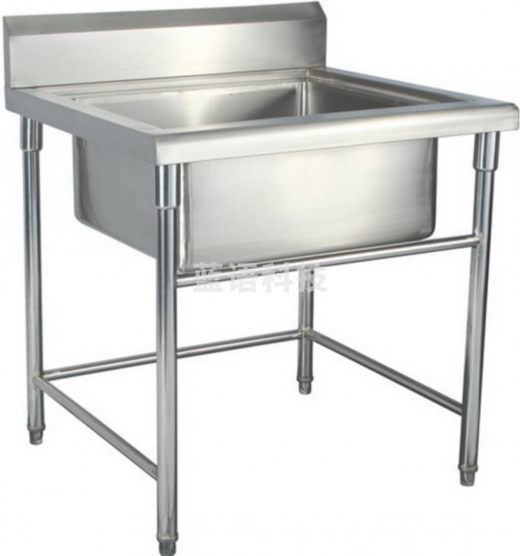 津御商厨    加厚不锈钢单星水池单眼水池 700*700*800