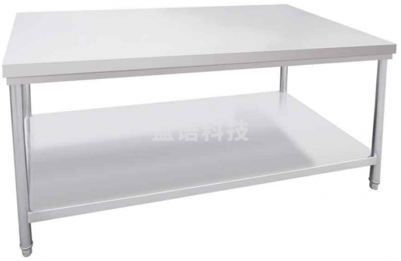 津御商厨 加厚不锈钢双层工作台 1500*800*800