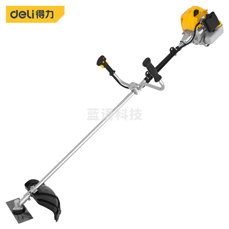 得力(deli)侧挂式割草机打草机除草机二冲程汽油机小型割灌机
