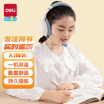 得力LT600耳返耳机(灰)(台)