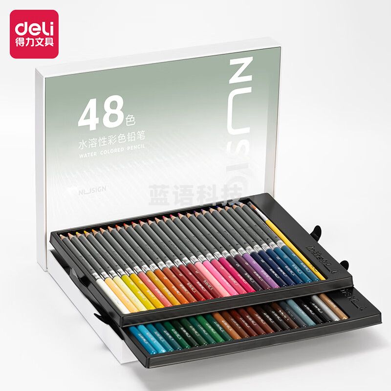 纽赛NS731-48纽赛水溶性彩铅(混)(48色/盒)