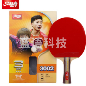 红双喜乒乓球拍3002学生比赛专业用拍