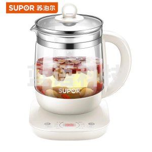 苏泊尔 SUPOR SW-15YJ33 热水壶 1.5L煮茶器花茶壶 玻璃电茶壶 电水壶烧水壶电热水壶