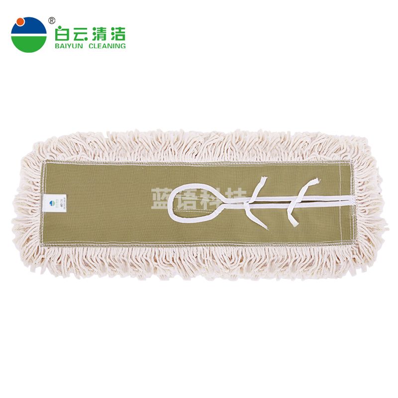 白云清洁 AF01016 尘推罩平板拖把替换布尘推布棉线拖把布 60CM