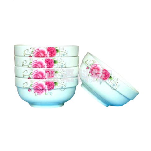 陶瓷面碗 汤碗 家用7英寸大碗 饭碗 2只