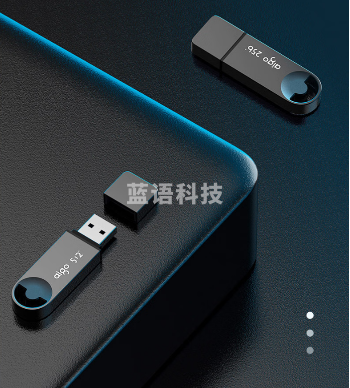 爱国者(aigo)128GB 优盘U盘 USB3.2U盘 U336 金属盖帽 系列效率快传 微笑办公闪存盘U盘