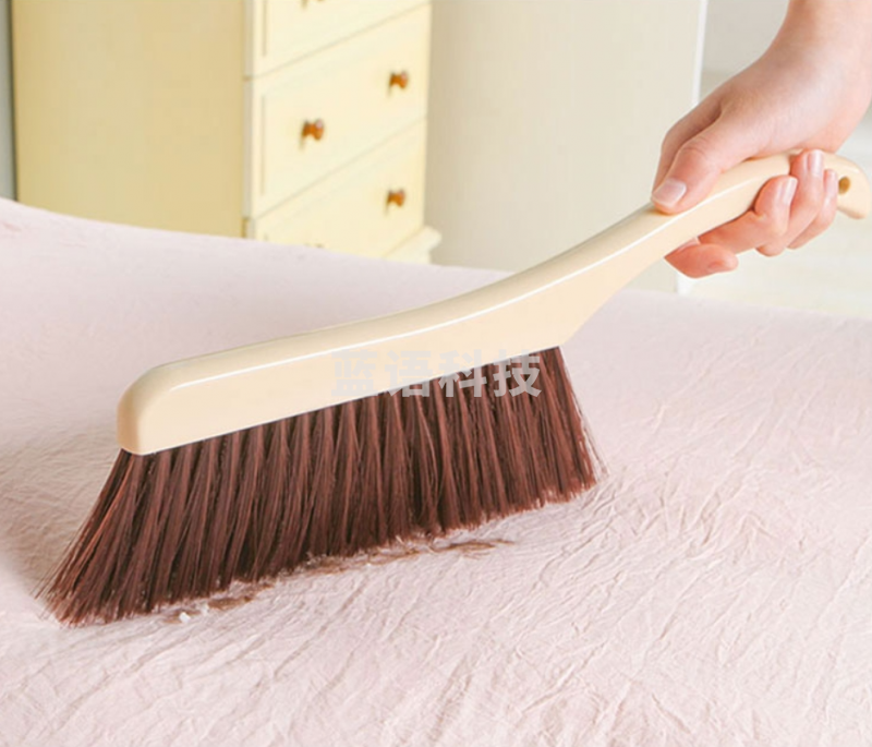 洁家(JIEJIA) 扫床刷除尘刷卧室扫床笤帚地毯清理软毛家用长柄塑料清洁刷子床刷 塑料床刷